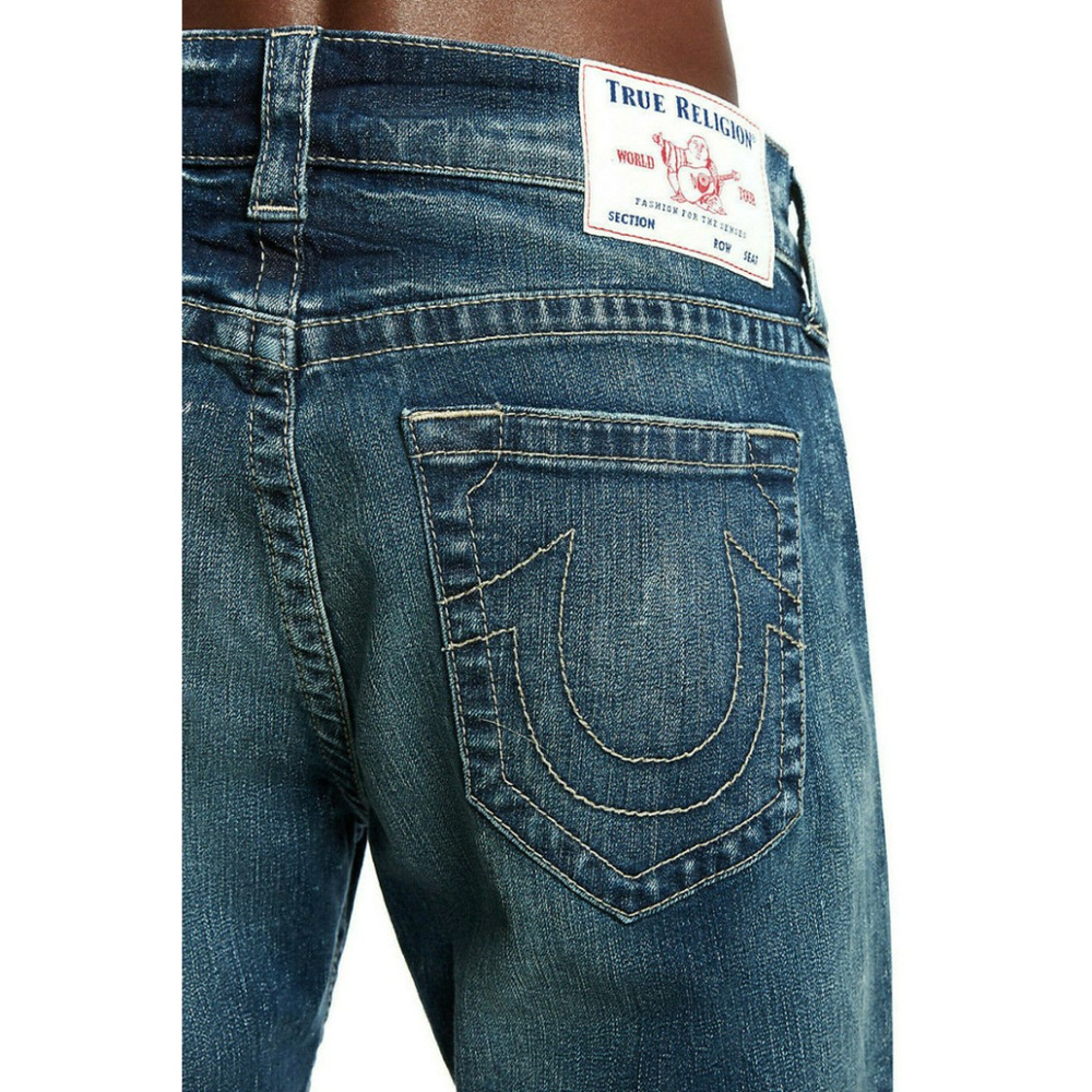 True Religion Men's Geno Slim Fit Stretch Jeans in Going Viral